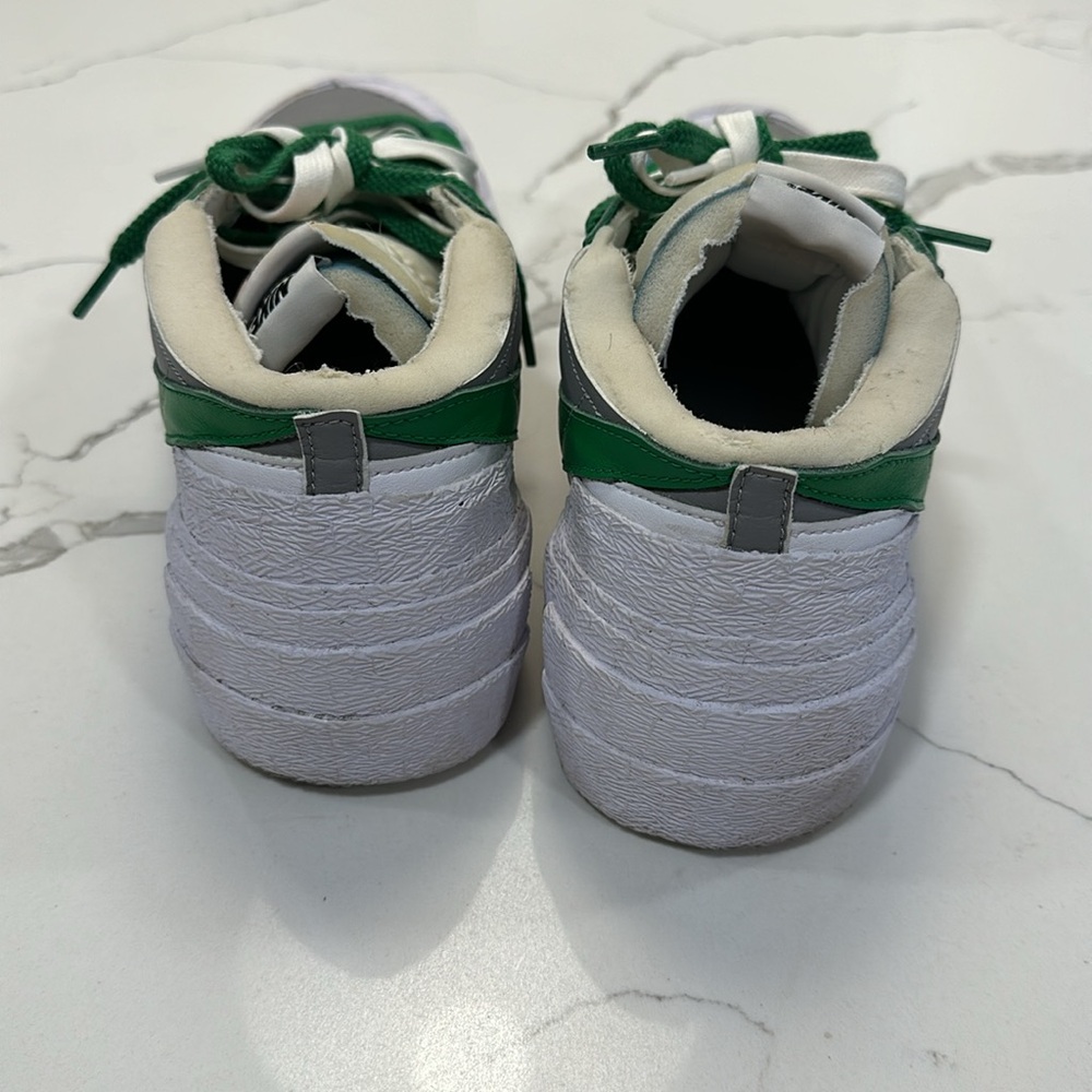 Nike Blazer Low Sacai Medium Grey/Classic Green - image 4